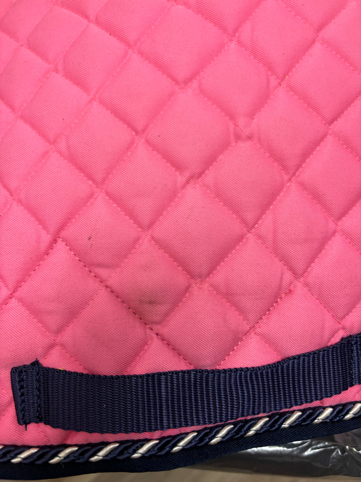 Raptor Wrong-Uns. Shetland size Pink saddlepad