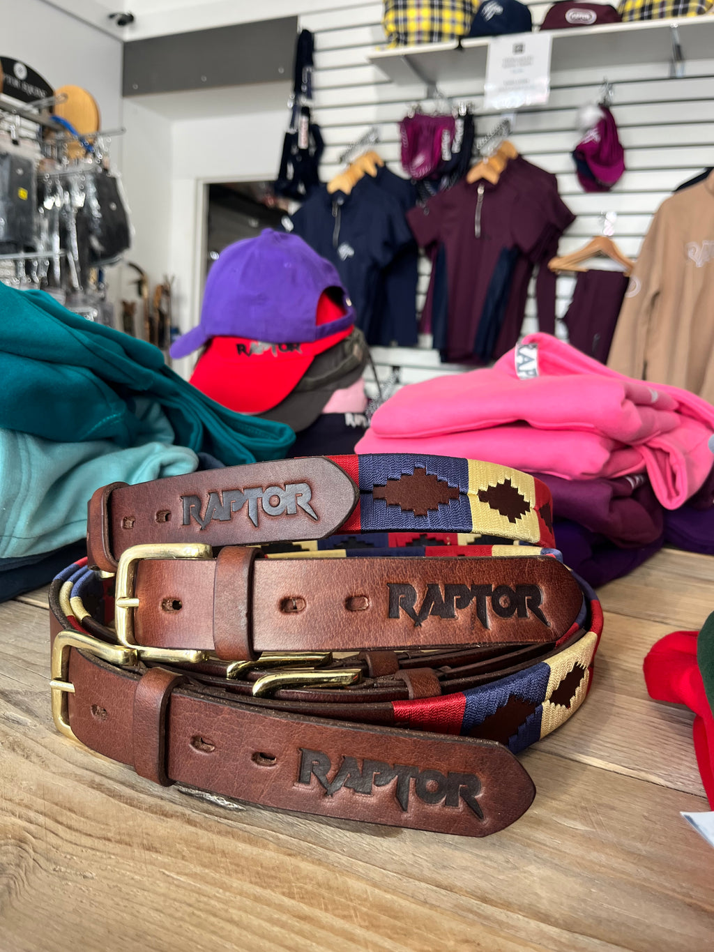 Raptor Leather Polo Belt