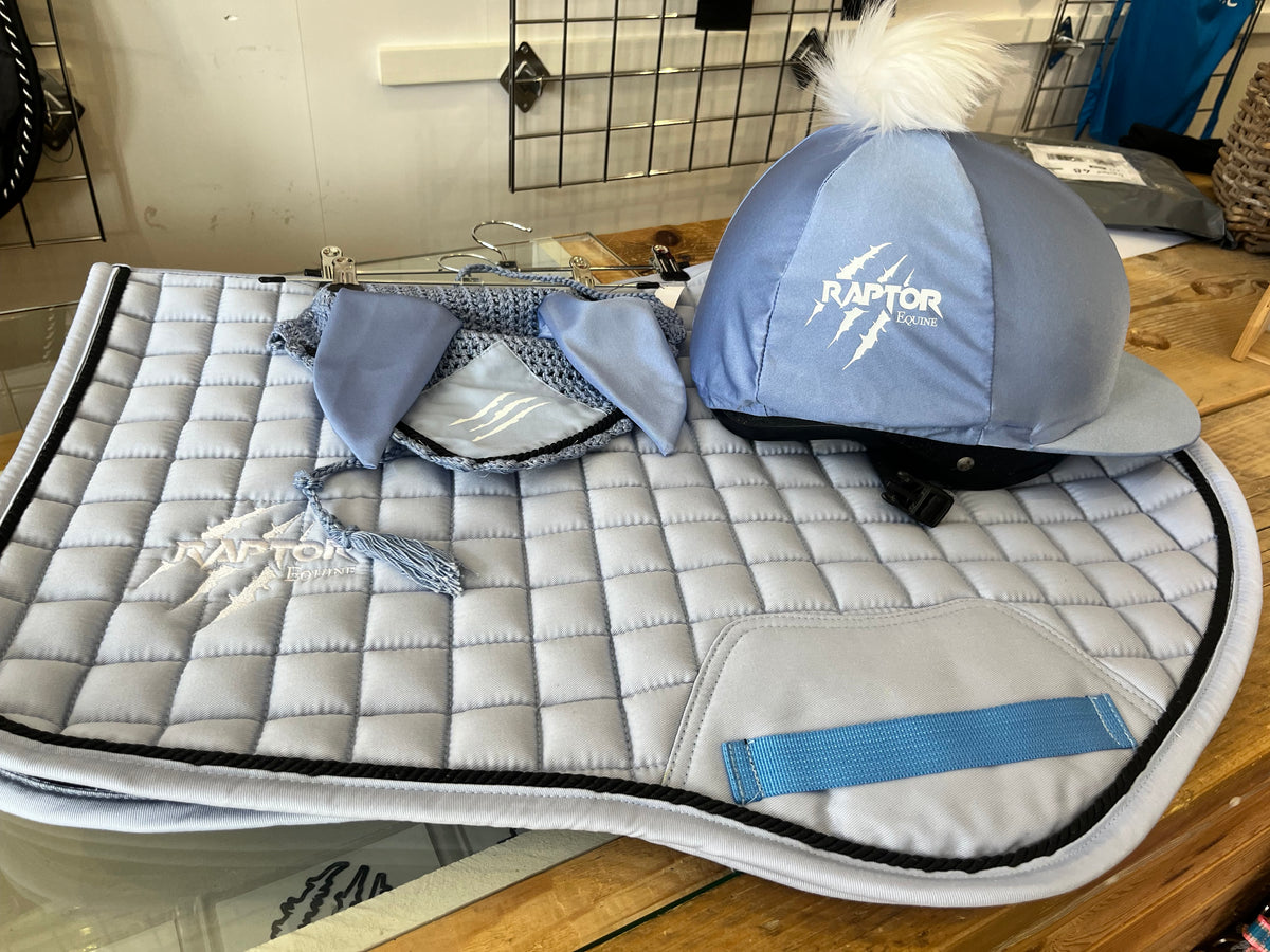 Raptor saddlepad/ears/hatsilk