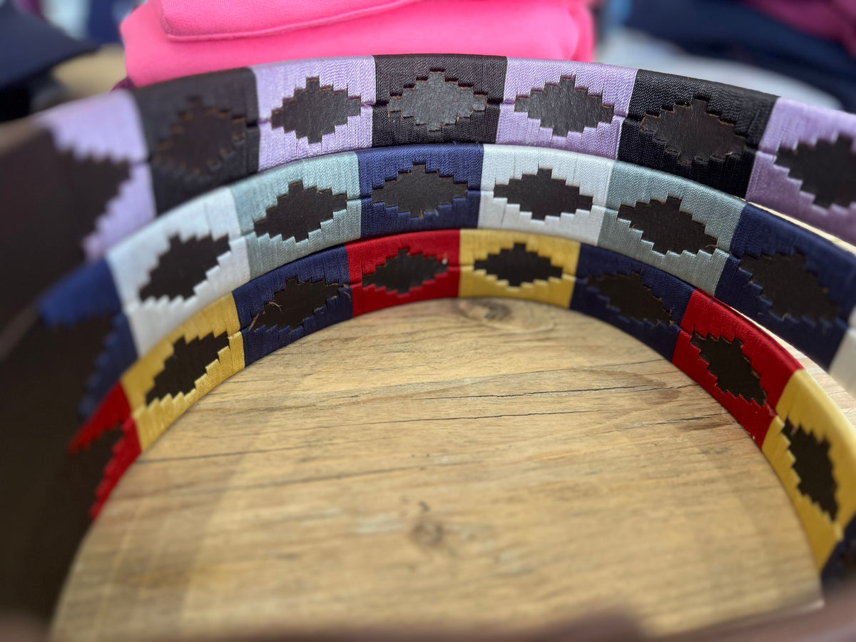 Raptor Leather Polo Belt