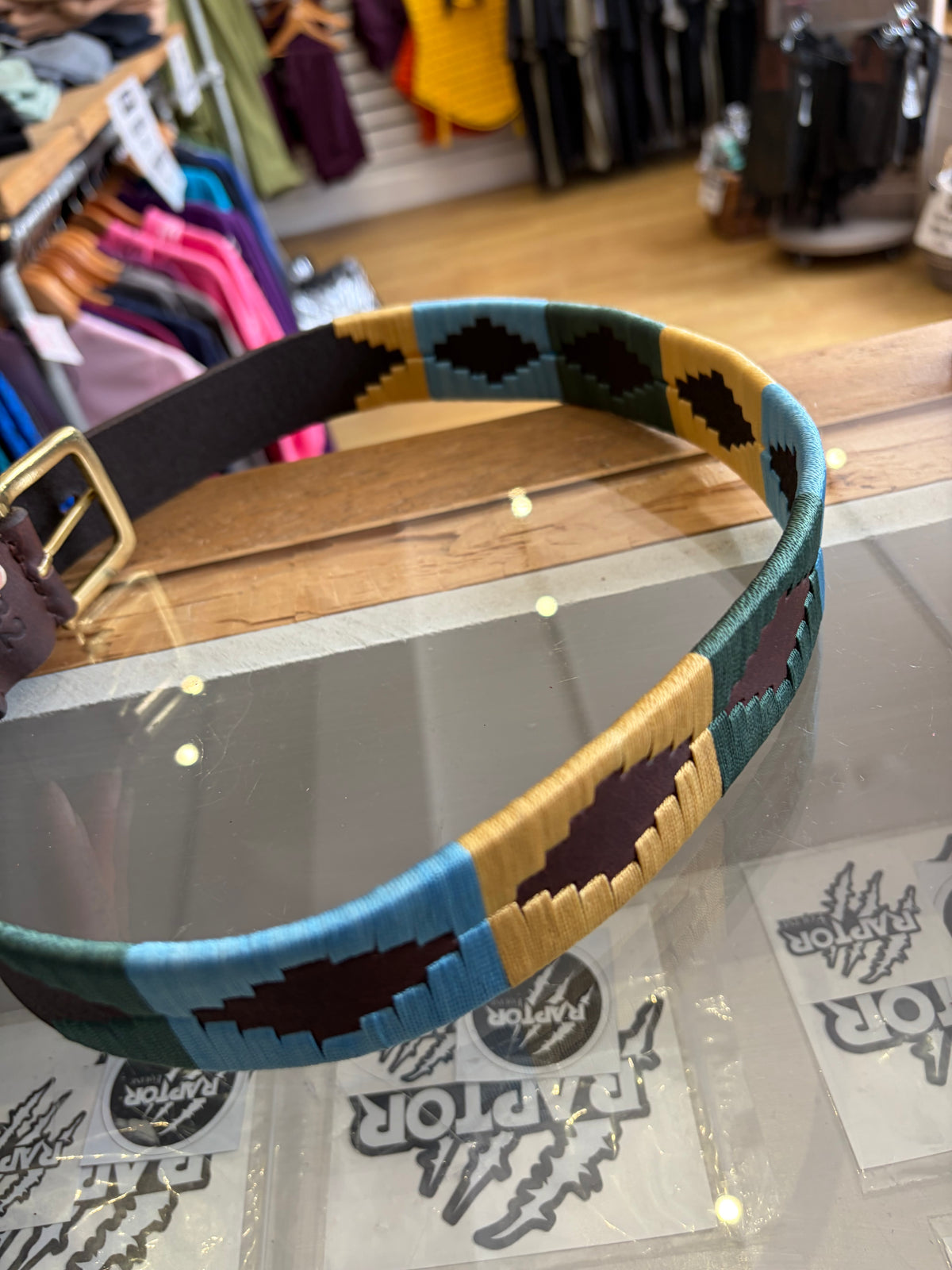 Raptor Leather Polo Belt