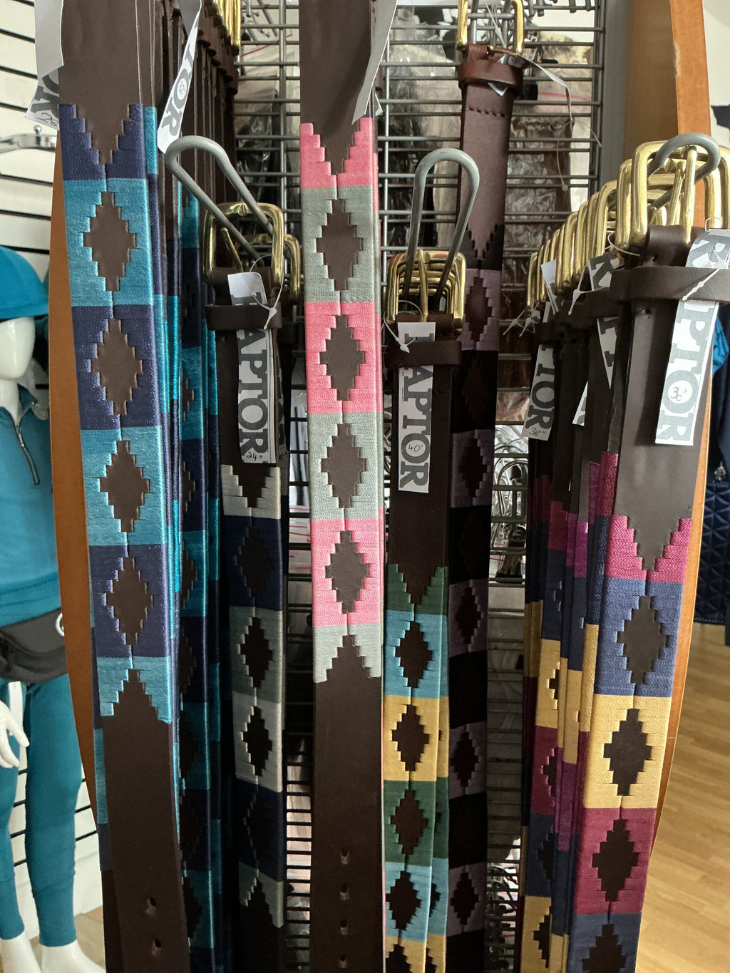 Raptor Leather Polo Belt