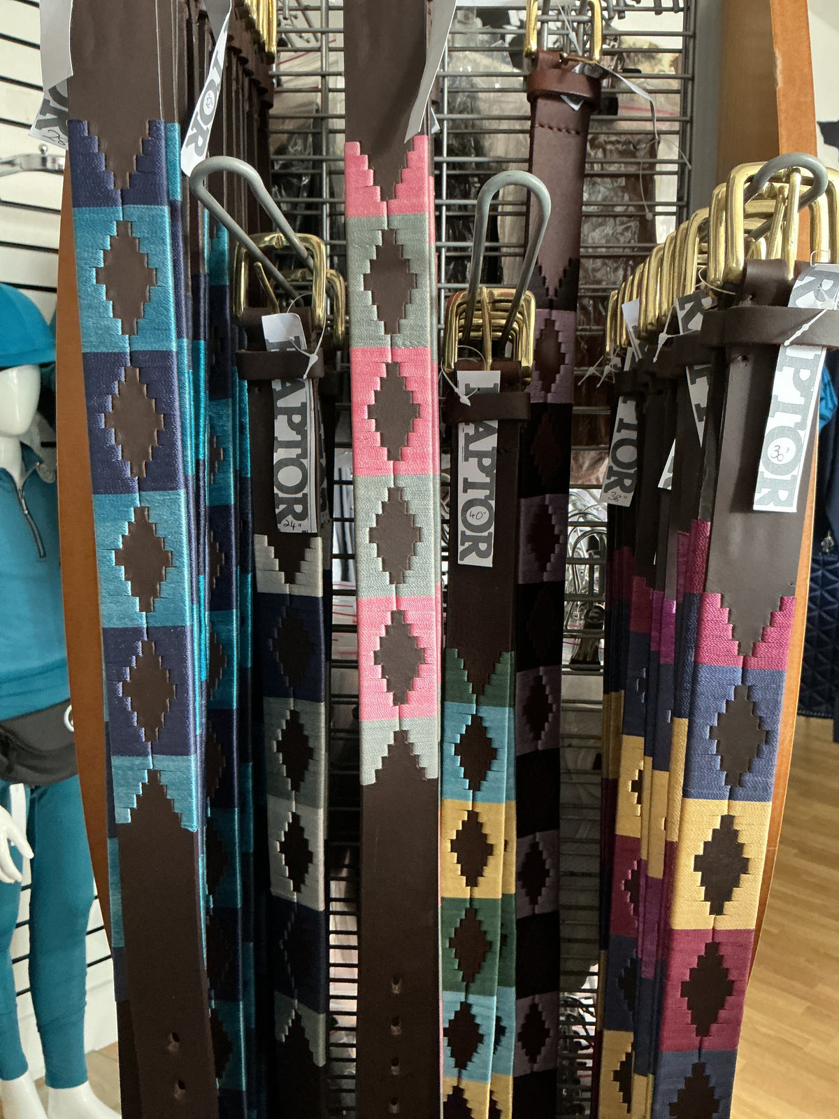 Raptor Leather Polo Belt