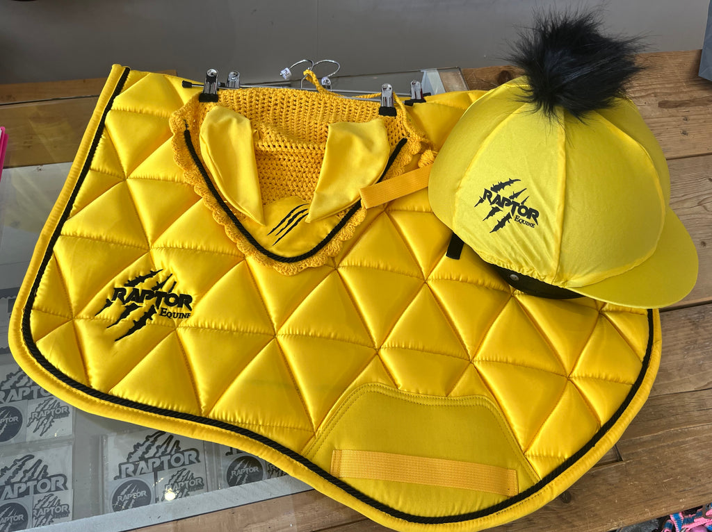 Raptor saddlepad/ears/hatsilk