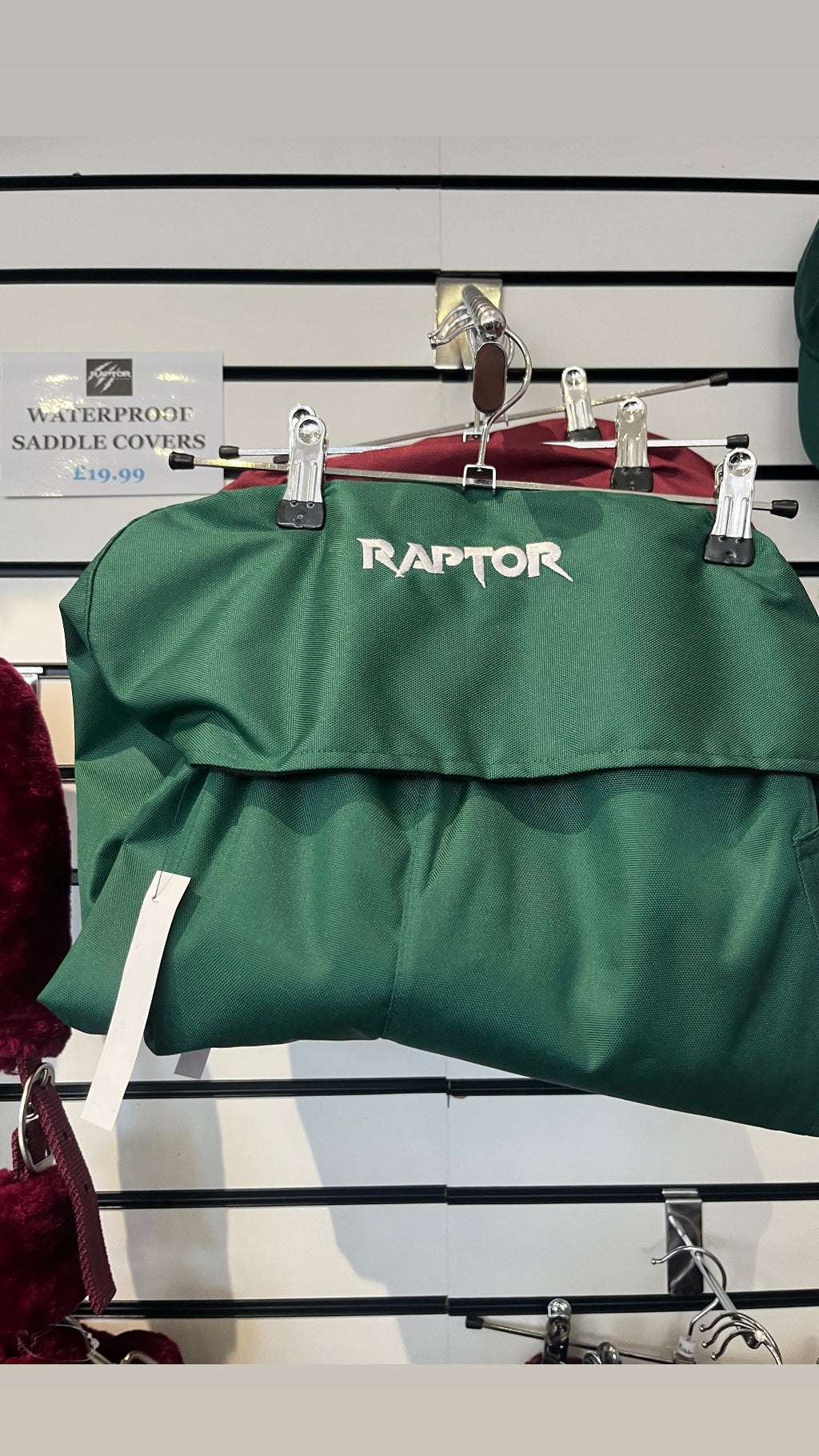 Raptor Waterproof Ride on Saddlecover Fleece Lined