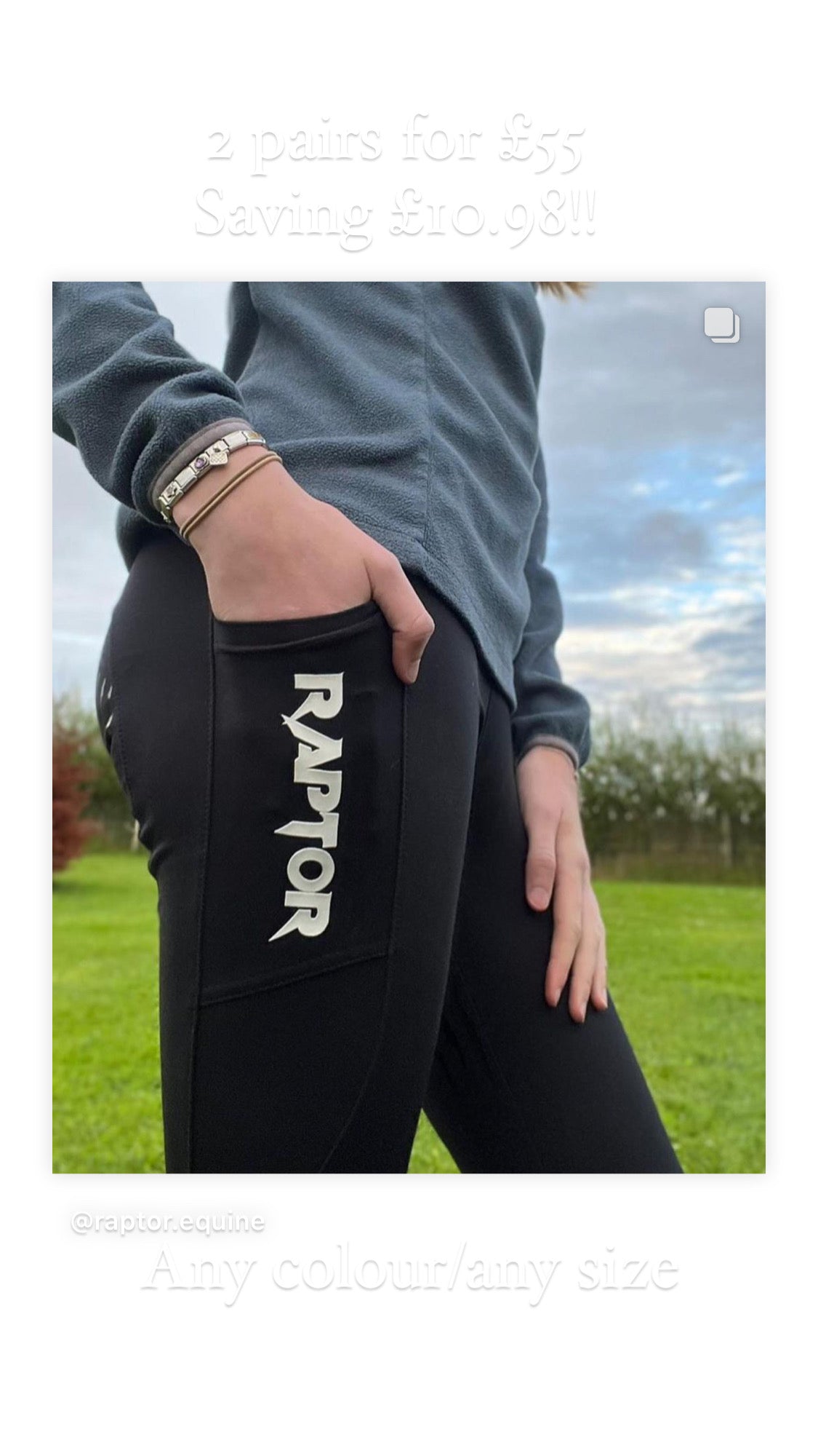 Raptor riding tights/riding leggings - Teens / adults