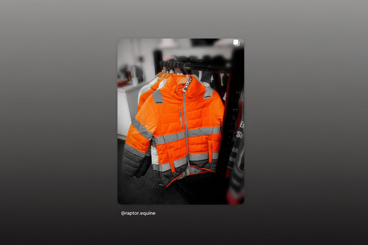 Raptor Hi Viz Puffa Jacket