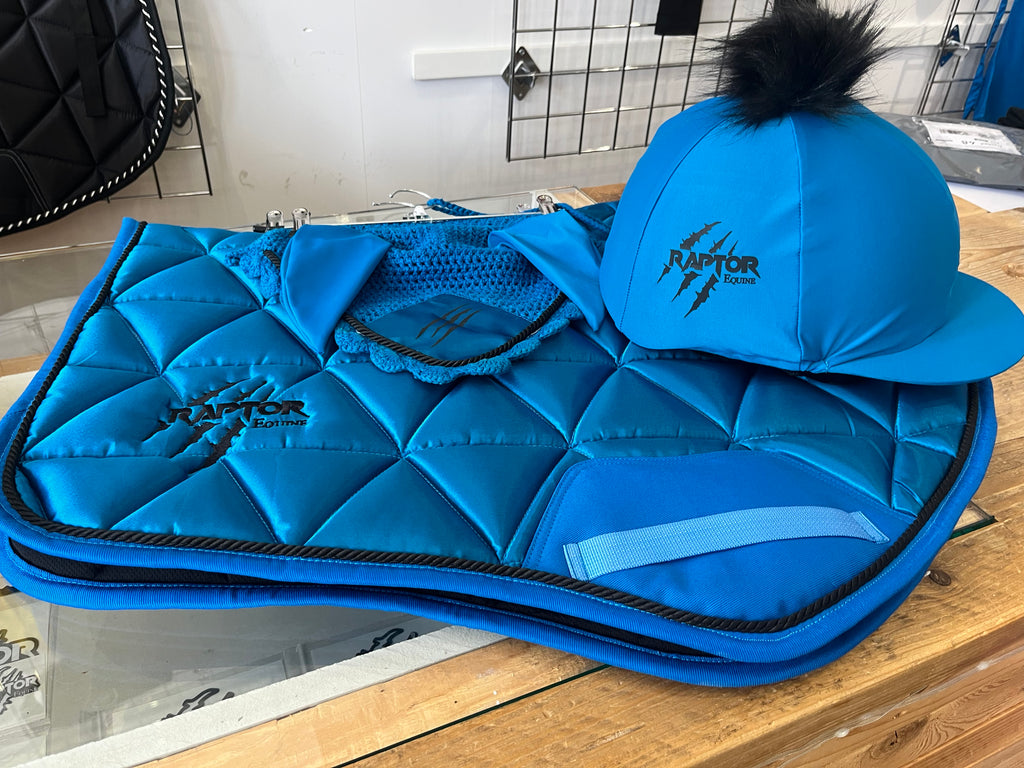 Raptor saddlepad/ears/hatsilk