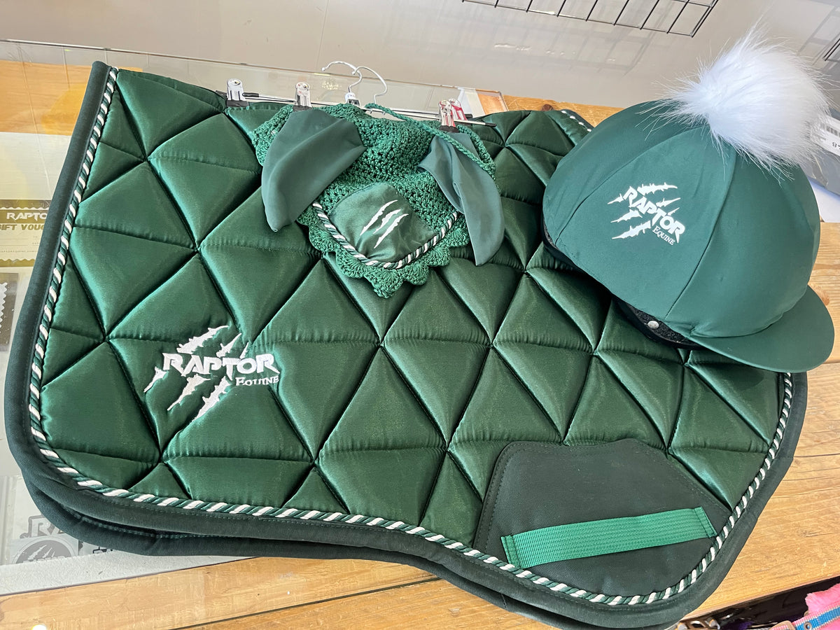 Raptor saddlepad/ears/hatsilk