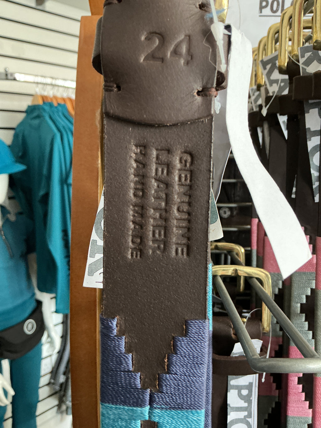 Raptor Leather Polo Belt