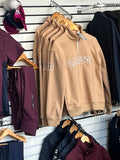 Raptor 1/4 zip Bracchio Beige Jumper