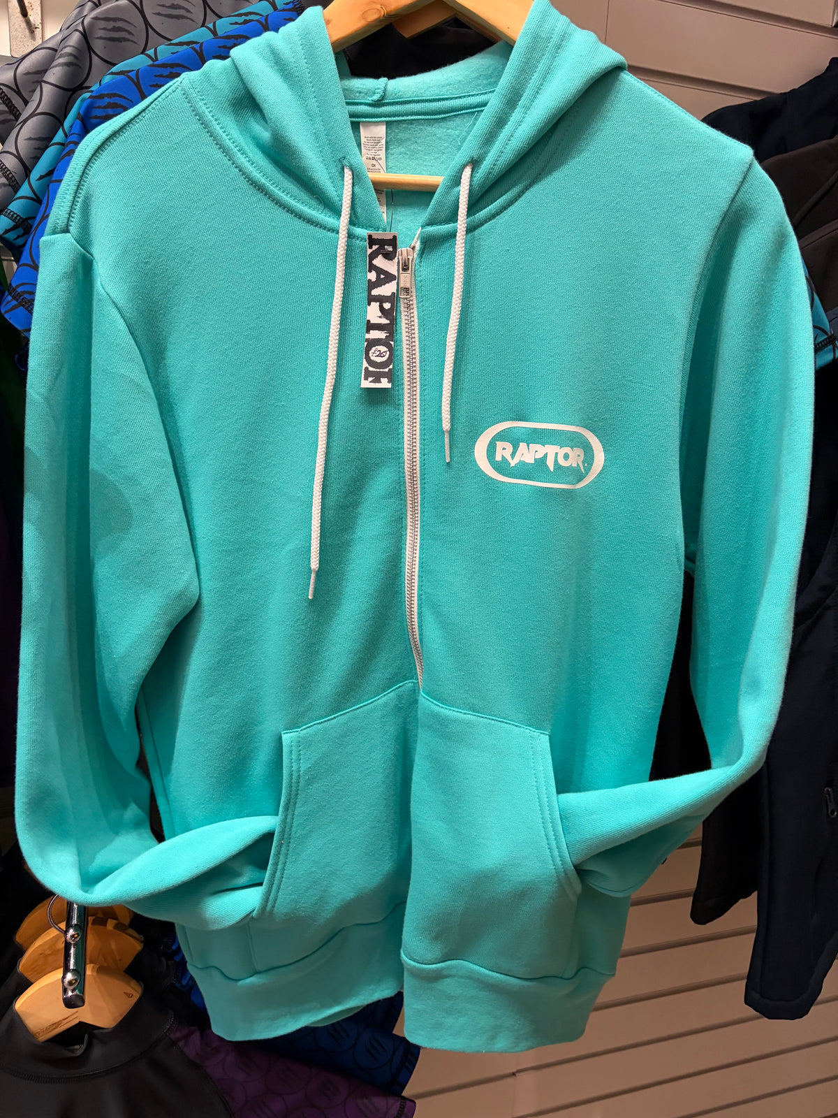 Raptor End of Line - Reptile Blue Zip Up Hoodie
