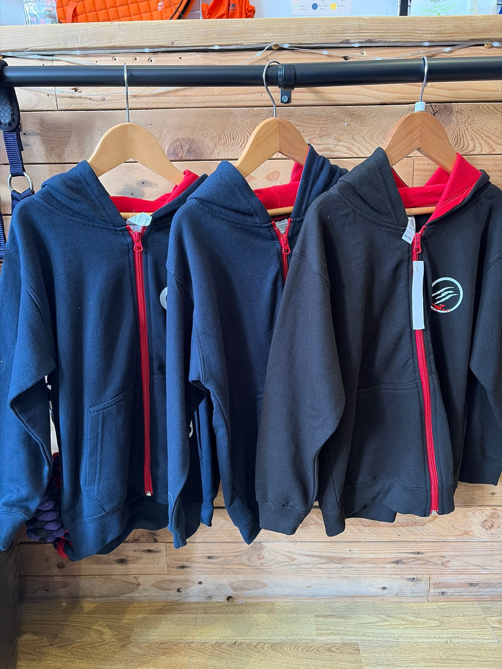 Raptor End Of Line - Kids age 7-8 Zip Up Hoodie
