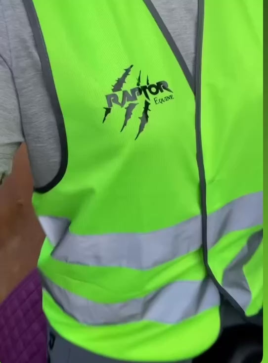 Raptor Velcro Close Hi Viz Vest Teen/Adults