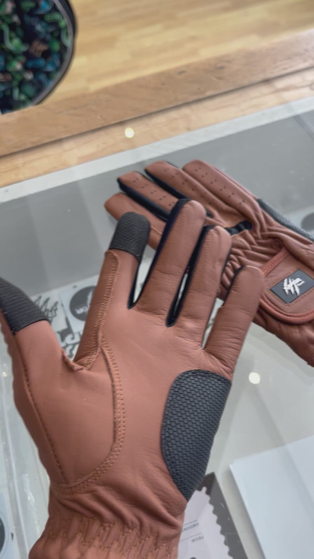 Raptor Leather Riding Gloves Adults
